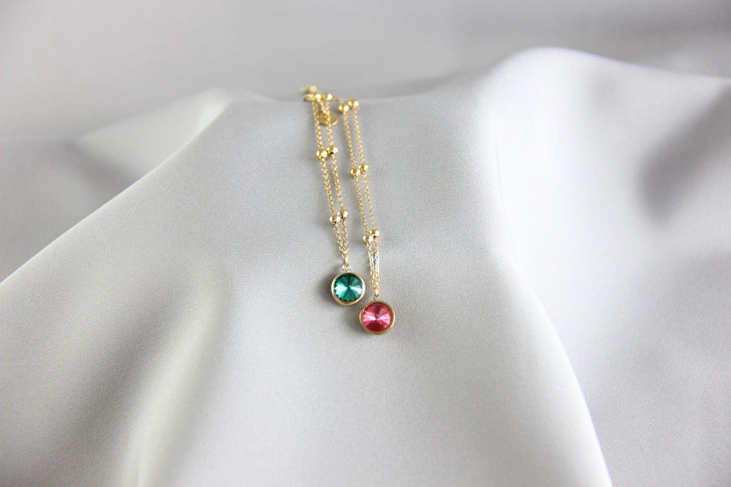 Dainty Zircon Gold Anklet, Gold Summer Beach Anklet, Shiny Zircon Chain Anklet for Her, Stainless Steel Adjustable Anklet,Valentine Gifts