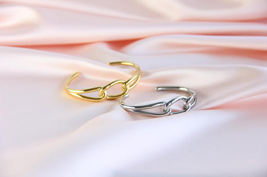 waterproof open bangle knot cuff bracelet