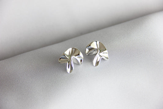 18K Gold Gift Earrings,Minimalist Earring,Dainty Gift Stud Earrings,Gold Statement Earring for Her,Handmade Earrings, Mother's Day Gifts