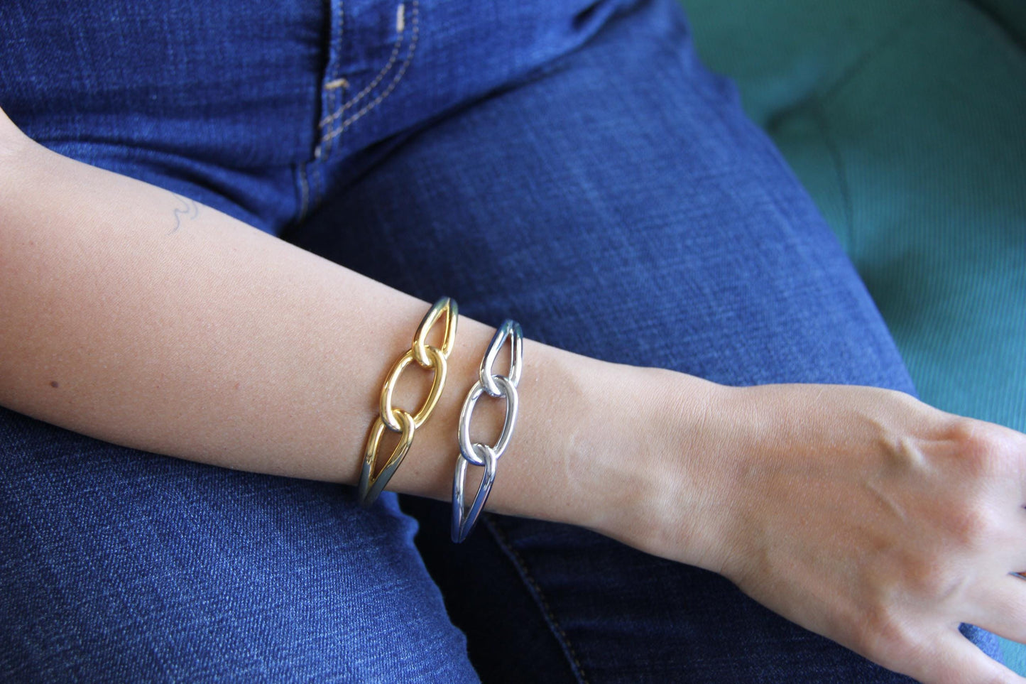18K Gold Cuff Bracelet Celestial Open Bangle Stacking Gold Bracelet Waterproof Cuff Bracelet Unique Jewelry Bracelet Gift for Mother's Day