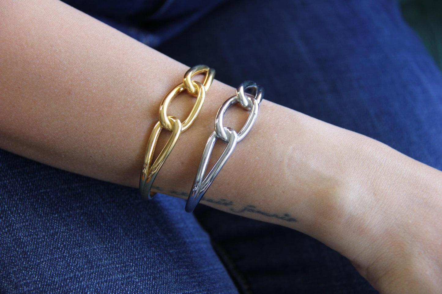 18K Gold Cuff Bracelet Celestial Open Bangle Stacking Gold Bracelet Waterproof Cuff Bracelet Unique Jewelry Bracelet Gift for Mother's Day