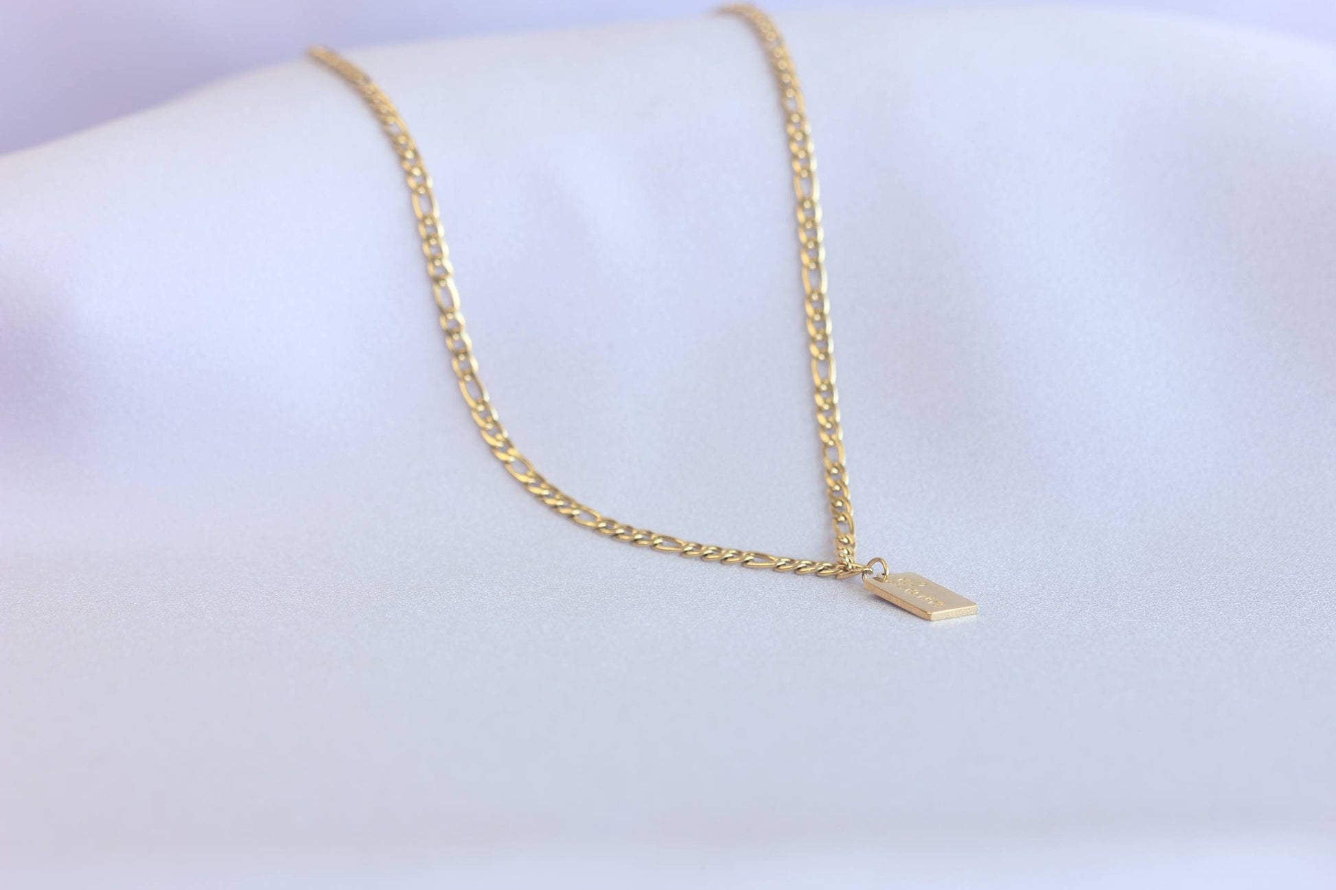 Wear or unique 18K Gold Love Heart tag necklace as a layering necklace or solo. Perfect gift for your girlfriend, wife, partner or loved ones!