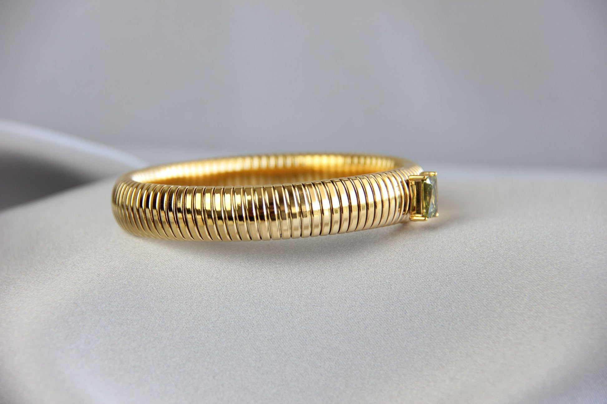 Unique 18K Gold Plated CZ Bangle Stretch Bracelets with colorful cubic zirconias that reflects statement textures with its shining zirconias. Complete your outfit day or night with this beauties! Perfect gift for her!