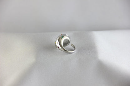 Elegant Statement Chunky Zirconia Ring, Sparkling Cubic Zirconia Jewelry Gift, Best Friend Gift Handmade Rings for Mom Wife Girlfriend