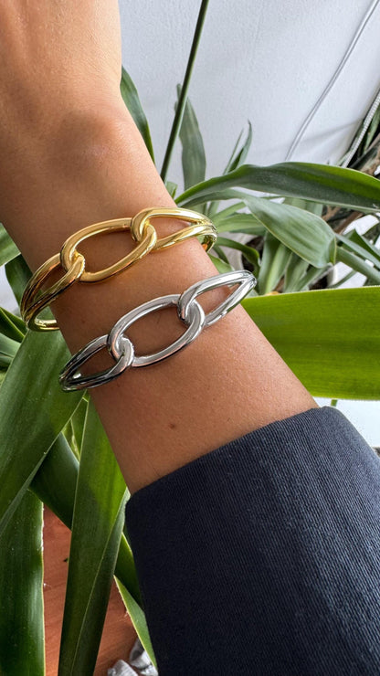 18K Gold Cuff Bracelet Celestial Open Bangle Stacking Gold Bracelet Waterproof Cuff Bracelet Unique Jewelry Bracelet Gift for Mother's Day